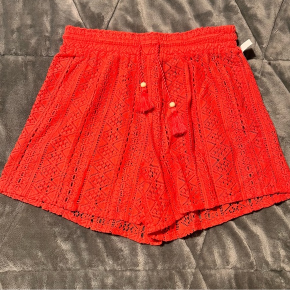 NWT Goa Beachwear By Japna size medium coral shorts - Picture 1 of 3